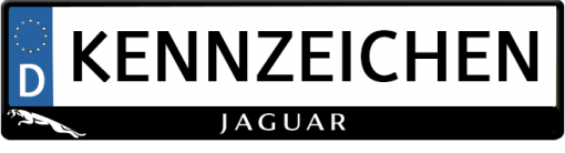 Jaguar-kennzeichenhalter