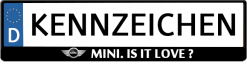 Mini-is-it-love-kennzeichenhalter
