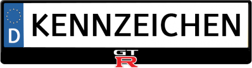 Nissan-GT-R-kennzeichenhalter