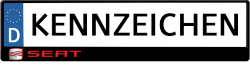 Seat-logo-kennzeichenhalter