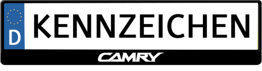 Toyota-Camry-logo-kennzeichenhalter