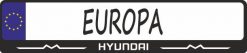 Hyundai kennzeichenhalter