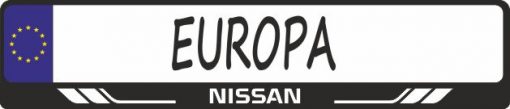 Nissan Style kennzeichenhalter