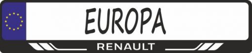 Renault Style kennzeichenhalter