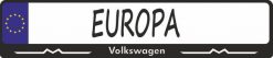 VW logo design kennzeichenhalter